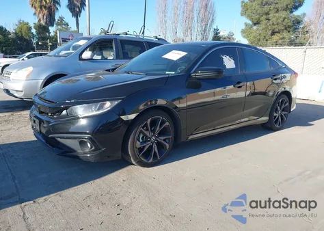 2019 Honda Civic Sport из США, поврежденный, VIN 19XFC2F8XKE201540